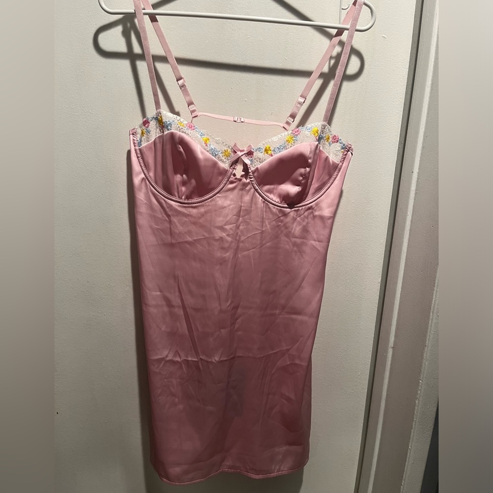 Pretty little thing satin slip dress